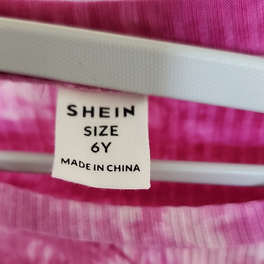 SHEIN Pink Tie-Dye Butterfly Kids Set - Picture 2 of 5